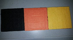 These are the backs of the tiles with coordinating felt.