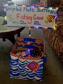 Recycked Plastic Water Bottles Fish Game